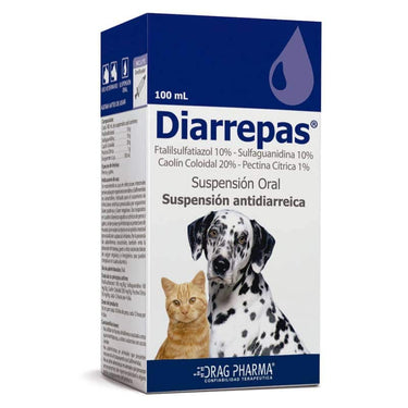 Diarrepas (VENTA EXCLUSIVA BAJO RECETA MEDÍCA VETERINARIA)